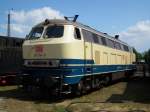 217 014 am 04.06.2011 im Museums-Bw Darmstadt-Kranichstein