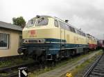 DB 217 014-0 im DB Museum Koblenz am 6.8.2011