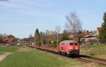 217 012-4 mit dem DGV 81423 (Homburg(Saar) Hbf-Radolfzell Gbf) bei Klengen 15.4.15