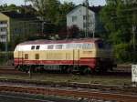 BTE (Bahntouristik Express) 217 002-5 am 24.04.15 in Heidelberg Hbf vom Bahnsteig aus fotografiert