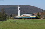 218 460-4 und 212 372-7 mit der RB 23477 (Amorbach-Wertheim) bei Faulbach 30.4.17