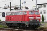 DB 218 249-1 in Neuwied, Juni 2017.