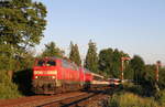 218 452-1 und 218 416-6 mit dem EC 197 (Zürich HB-München Hbf) bei Lindau Aeschach 27.5.17