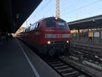 Überraschend war der letzte Einsatztag der Br 218 + n Wagen auf der Donautalbahn schon am 14.10.17 anstatt am 15.10.17.