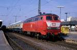 218 006  Nürnberg Hbf  30.08.92 