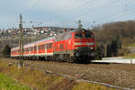 29.12.2017 Streckenabschnitt Uhingen 218 463-4