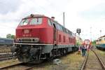 Kurhessenbahn 218 387-9 am 16.06.18 beim Sommerfest im DB Museum Koblenz