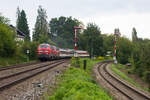 EuroCity 191 aus Lindau nach München in Aeschach.