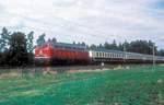 218 008  bei Petersaurach  13.08.83