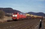 218 010  bei Hersbruck  05.03.92