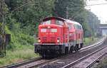 212 036-8 und 218 272-3 am 16.06.19 in Dedensen/Gümmer.