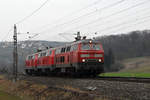 15.12.2018 Streckenabschnitt Uhingen 218 436-4, 218 484-4 & 218 491-9