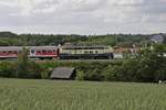 Seitenansicht der 218 460-4 bei der Fahrt von Dortmund Hbf. nach Schwerte (Dortmund-Hoerde am 06.06.2020)