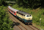 218 460  Conny  der WFB auf dem RB59 Ersatzzug (Dortmund-Schwerte) bei Schwerte am 06.06.2020