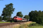 218 422-4 und 218 430-7 mit dem EC 196 (München Hbf-Zürich HB) bei Kaufbeuren 7.7.20