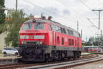 218 498-4 in Lindau Hbf.