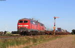 218 835-7 und 218 473-7 mit dem AS 1413 (Westerland(Sylt)-Niebüll) am Esig Klanxbüll 1.9.20