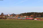 218 433-1 und 218 403-4 mit dem EC 191 (Basel SBB-München Hbf) bei Riedhirsch 14.11.20