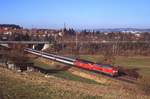 218 383 + 218 466, Waltenhofen, Hegge, 18.02.1998.
