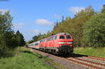 218 366-3 und 218 463-8 mit dem IC 2073 (Westerland(Sylt)-Berlin Südkreuz) bei Bordelum 29.5.21