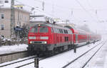DB Regio (Südostbayernbahn) 218 419 // Markt Schwaben // 23. Januar 2023
