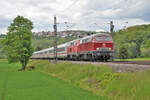 218 155-0 & 218 456-2 mit IC 2013 bei Uhingen 23.05.2021