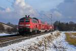 218 415 am 09.01.21 bei München-Aubing