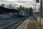 BR 218 333‑3 (PRESS) als Leerfahrt in Chemnitz‑Siegmar, 29.11.2025
