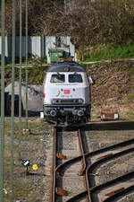 D-DB 218 341-6 stand am 31.03.2026 auf Gleis 29 des Lübecker Hgbf (ALR) abgestellt. 