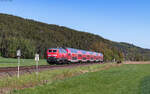 218 416 mit dem RE 4859 (Hof Hbf - M�nchen Hbf) bei Nabburg 30.4.26