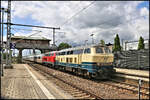 Noch bespannt die DB Baureihe 218 die Intercity Z�ge von und nach Oberstdorf.