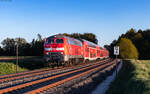 218 403 mit dem RE 4864 (M�nchen Hbf - Hof Hbf) bei Zeitlarn 30.4.26