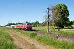 IC2013  Allg�u  Dortmund-Oberstdorf in Doppeltraktion (218 406-7, 218 515-8) am Einfahrtsignal von Bad Gr�nenbach (29.05.2026)
