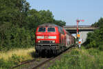 Zum Auftakt der (wahrscheinlich) letzten Woche des 218-Einsatzes auf der pf�lzischen Maximiliansbahn ging es nach Kandel. Dort gab es eine Fotostelle, an der ich bisher noch keine Fotos gemacht habe. Da kam der Gedanke, dass sich das doch super mit der 218 kombinieren lassen w�rde. Den Verbindungen geschuldet ging es also um 4:30 Uhr schon von Zuhause los, damit gegen 9:40 Uhr der Ausl�ser f�r 218 401 mit dem RE 12017 klicken konnte. (22.06.2026)