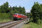 218 428 war am 18. Juni 2026 bei Windischeschenbach in Richtung Regensburg unterwegs.