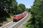 218 428 aus Hof kommend am 19. Juni 2026 bei Reuth.