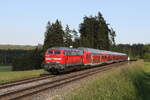 218 423 aus Regensburg kommend am 19. Juni 2026 bei Pechbrunn.