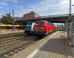 DB Regio 218 421-6 ( 9280 2128 421-6 D-DB ) beim rangieren in Regensburg am 7.9.2026