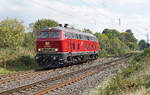 Auf meiner Fototour mit ''Andreas Strobel'' konnten wir das Schmuckst�ck auf Schienen,  die AIX Rail 218 208-7 nach erfolgreicher Hauptuntersuchung am 22.09.2026 in Kaarst erlegen.