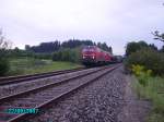 Ein Doppelgespann aus 218.8 brachten den umgeleiteten EN 91246 nach Lindau Hbf.
22.08.07