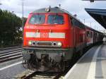 218 213 in Gera Hbf am 28.08.2007