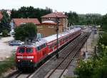 218 479 zieht Ende Juni einen Regionalexpress von Heilbronn nach Mannheim.