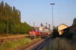 218 192 am 16.07.2008 mit dem RE 451  Jan Hus  bei der Durchfahrt durch Sulzbach-Rosenberg-Htte.