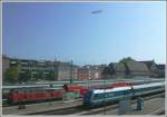 Eine Luftaufnahme des Bahnhofs Lindau fehlt uns noch, vielleicht knnte da einer der Zeppelin-Passagiere weiterhelfen.
