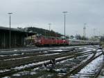 218 156 und 218 164 in Biberach/Riss