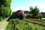 DB 218 461-2 mit der RB 32896 von Leutkirch nach Lindau Hbf, in Lindau-Aeschach; 30.05.2009