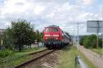 Ein Wiedersehen mit einer alten Bekannten gab es am 15.7.2009 als ich in Dettingen 218 164-2 mit einer RB nach Oberlenningen ablichten konnte.