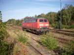 Heute war BR218 307-7 wieder mit den IC in Munster.