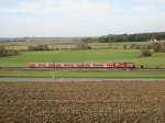 218 456-2 auf der Hhe von Gutmadingen aufgenommen am 27.10.09.