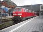 218 453 in Lbeck Hbf am 28.11.09